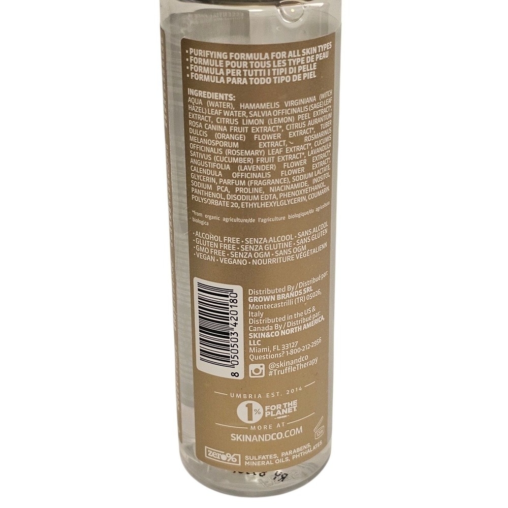 Skin & Co Truffle Therapy Essential Face Toner Antioxidant 2.5 fl oz Travel Size - Picture 10 of 10
